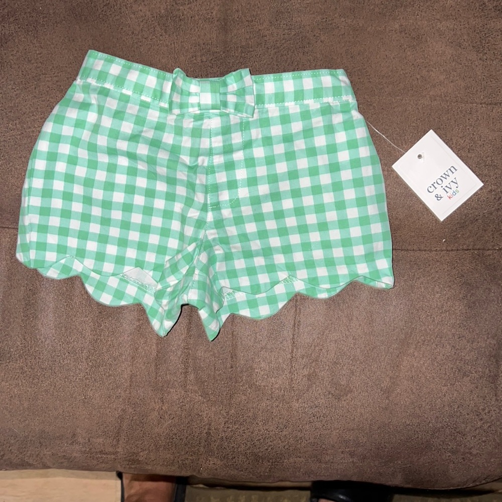 Crown & Ivy Kids 2T Katydid Check Gingham Shorts